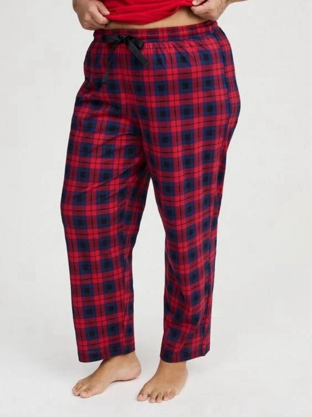 NEW Torrid Women Sleepwear Red Plaid Blue Pajama Pants, Sz 3x